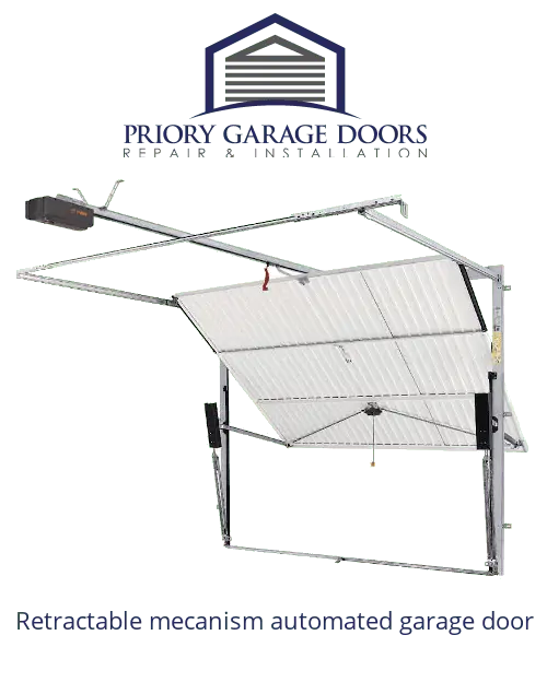 Retractable Mecanism Automated Garage Door